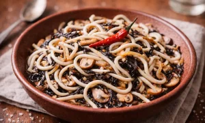 Gulas con hiziquis y champiñones - Dra. María Pérez Benítez